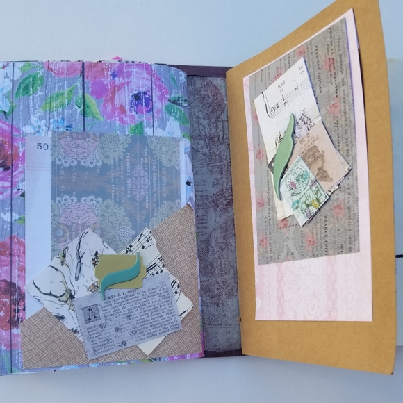 Large Vintage style Junk Journal Loaded Authentic Vintage Pieces 74 pages - Picture 3 of 8